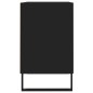 vidaXL Mueble de TV madera de ingeniería negro 69,5x30x50 cm vidaXL Mueble de TV madera de ingeniería negro 69,5x30x50 cm