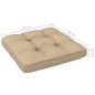 vidaXL Muebles de palets 6 pzas y cojines madera pino impregnada gris vidaXL Muebles de palets 6 pzas y cojines madera pino impregnada gris