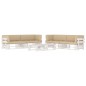 vidaXL Muebles de palés 6 pzas y cojines madera pino impregnada blanco vidaXL Muebles de palés 6 pzas y cojines madera pino impregnada blanco