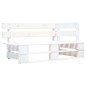 vidaXL Muebles de palés 6 pzas y cojines madera pino impregnada blanco vidaXL Muebles de palés 6 pzas y cojines madera pino impregnada blanco