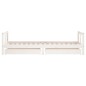 vidaXL Estructura cama niños con cajones madera pino blanco 80x200 cm