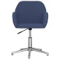 vidaXL Silla de oficina giratoria de tela azul vidaXL Silla de oficina giratoria de tela azul