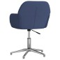 vidaXL Silla de oficina giratoria de tela azul vidaXL Silla de oficina giratoria de tela azul