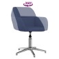 vidaXL Silla de oficina giratoria de tela azul vidaXL Silla de oficina giratoria de tela azul
