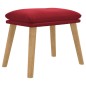 vidaXL Reposapiés de terciopelo rojo vino tinto 45x29,5x35 cm vidaXL Reposapiés de terciopelo rojo vino tinto 45x29,5x35 cm
