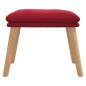 vidaXL Reposapiés de terciopelo rojo vino tinto 45x29,5x35 cm vidaXL Reposapiés de terciopelo rojo vino tinto 45x29,5x35 cm