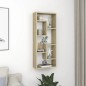 vidaXL Estantería de pared contrachapada color roble 36x16x90 cm vidaXL Estantería de pared contrachapada color roble 36x16x90 cm