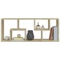 vidaXL Estantería de pared contrachapada color roble 36x16x90 cm vidaXL Estantería de pared contrachapada color roble 36x16x90 cm