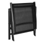 vidaXL Reposapies plegable aluminio y textileno negro vidaXL Reposapies plegable aluminio y textileno negro