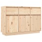 vidaXL Aparador de madera maciza de pino 110x34x75 cm vidaXL Aparador de madera maciza de pino 110x34x75 cm