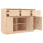 vidaXL Aparador de madera maciza de pino 110x34x75 cm vidaXL Aparador de madera maciza de pino 110x34x75 cm