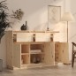 vidaXL Aparador de madera maciza de pino 110x34x75 cm vidaXL Aparador de madera maciza de pino 110x34x75 cm