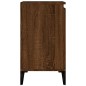 vidaXL Armario de lavabo madera contrachapada roble marrón 58x33x60 cm