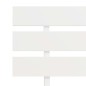 vidaXL Estructura de cama de madera maciza de pino blanco 90x200 cm