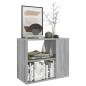 vidaXL Armario auxiliar madera contrachapada gris Sonoma 60x30x50 cm