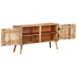 vidaXL Aparador de madera maciza de mango 110x30x60 cm