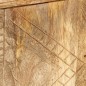 vidaXL Aparador de madera maciza de mango 110x30x60 cm