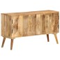 vidaXL Aparador de madera maciza de mango 110x30x60 cm