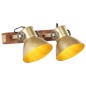 vidaXL Lámpara de pared industrial latón 45x25 cm E27 vidaXL Lámpara de pared industrial latón 45x25 cm E27
