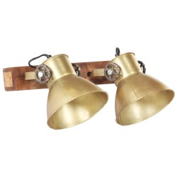 vidaXL Lámpara de pared industrial latón 45x25 cm E27
