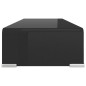 vidaXL Soporte para TV/Elevador monitor cristal negro 60x25x11 cm vidaXL Soporte para TV/Elevador monitor cristal negro 60x25x11 cm