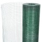 vidaXL Alambrada galvanizada con revestimiento de PVC verde 10x1 m vidaXL Alambrada galvanizada con revestimiento de PVC verde 10x1 m