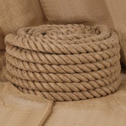 vidaXL Cuerda de yute 5 m de longitud y 50 mm de grosor