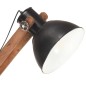 vidaXL Lámpara de pie madera maciza de mango negro E27 vidaXL Lámpara de pie madera maciza de mango negro E27