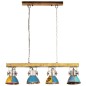 vidaXL Lámpara de techo industrial multicolor 25 W E27 111 cm vidaXL Lámpara de techo industrial multicolor 25 W E27 111 cm