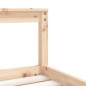 vidaXL Estructura de cama para niños madera maciza de pino 70x140 cm vidaXL Estructura de cama para niños madera maciza de pino 70x140 cm
