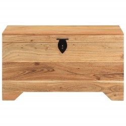 vidaXL Cofre de almacenamiento de madera de acacia maciza