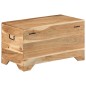 vidaXL Cofre de almacenamiento de madera de acacia maciza vidaXL Cofre de almacenamiento de madera de acacia maciza