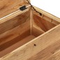 vidaXL Cofre de almacenamiento de madera de acacia maciza vidaXL Cofre de almacenamiento de madera de acacia maciza
