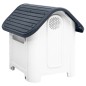 vidaXL Caseta para perros polipropileno gris 59x75x66 cm vidaXL Caseta para perros polipropileno gris 59x75x66 cm