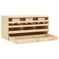 vidaXL Ponedero para gallinas 3 compartimentos madera pino 72x33x38 cm vidaXL Ponedero para gallinas 3 compartimentos madera pino 72x33x38 cm