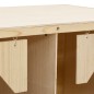 vidaXL Ponedero para gallinas 3 compartimentos madera pino 72x33x38 cm vidaXL Ponedero para gallinas 3 compartimentos madera pino 72x33x38 cm