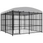vidaXL Perrera de exterior con techo 300x300x210 cm