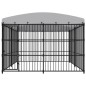 vidaXL Perrera de exterior con techo 300x300x210 cm