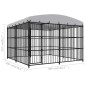 vidaXL Perrera de exterior con techo 300x300x210 cm