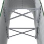 vidaXL Jardinera arriate acero recubrimiento polvo verde 114x40x68 cm
