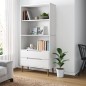 vidaXL Librería MOLDE madera maciza de pino blanco 85x35x170,5 cm vidaXL Librería MOLDE madera maciza de pino blanco 85x35x170,5 cm