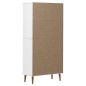 vidaXL Librería MOLDE madera maciza de pino blanco 85x35x170,5 cm vidaXL Librería MOLDE madera maciza de pino blanco 85x35x170,5 cm