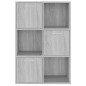 vidaXL Mueble de almacenaje gris Sonoma 60x29,5x90 cm vidaXL Mueble de almacenaje gris Sonoma 60x29,5x90 cm