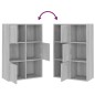 vidaXL Mueble de almacenaje gris Sonoma 60x29,5x90 cm vidaXL Mueble de almacenaje gris Sonoma 60x29,5x90 cm