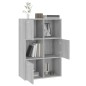 vidaXL Mueble de almacenaje gris Sonoma 60x29,5x90 cm vidaXL Mueble de almacenaje gris Sonoma 60x29,5x90 cm