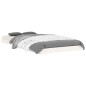 vidaXL Estructura cama individual madera maciza pino blanco 90x190 cm