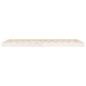 vidaXL Estructura cama individual madera maciza pino blanco 90x190 cm