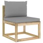 vidaXL Set de muebles de jardín 10 pzas con cojines madera impregnada vidaXL Set de muebles de jardín 10 pzas con cojines madera impregnada