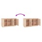 vidaXL Aparador de madera maciza de pino 111x34x60 cm vidaXL Aparador de madera maciza de pino 111x34x60 cm