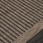 vidaXL Alfombra de exterior de tejido plano marrón oscuro 120x170 cm